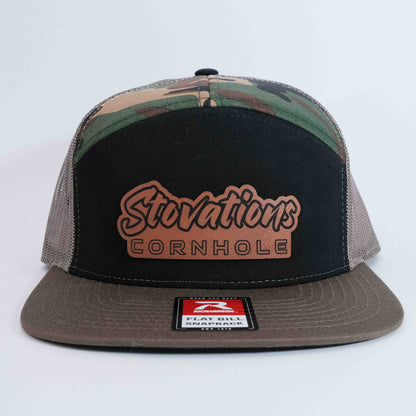 7 Panel Flat Bill Hat - Richardson 168
