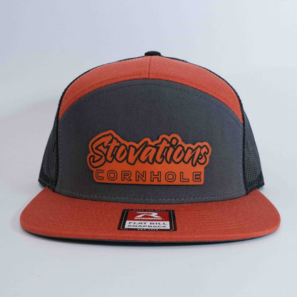 7 Panel Flat Bill Hat - Richardson 168