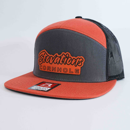 7 Panel Flat Bill Hat - Richardson 168