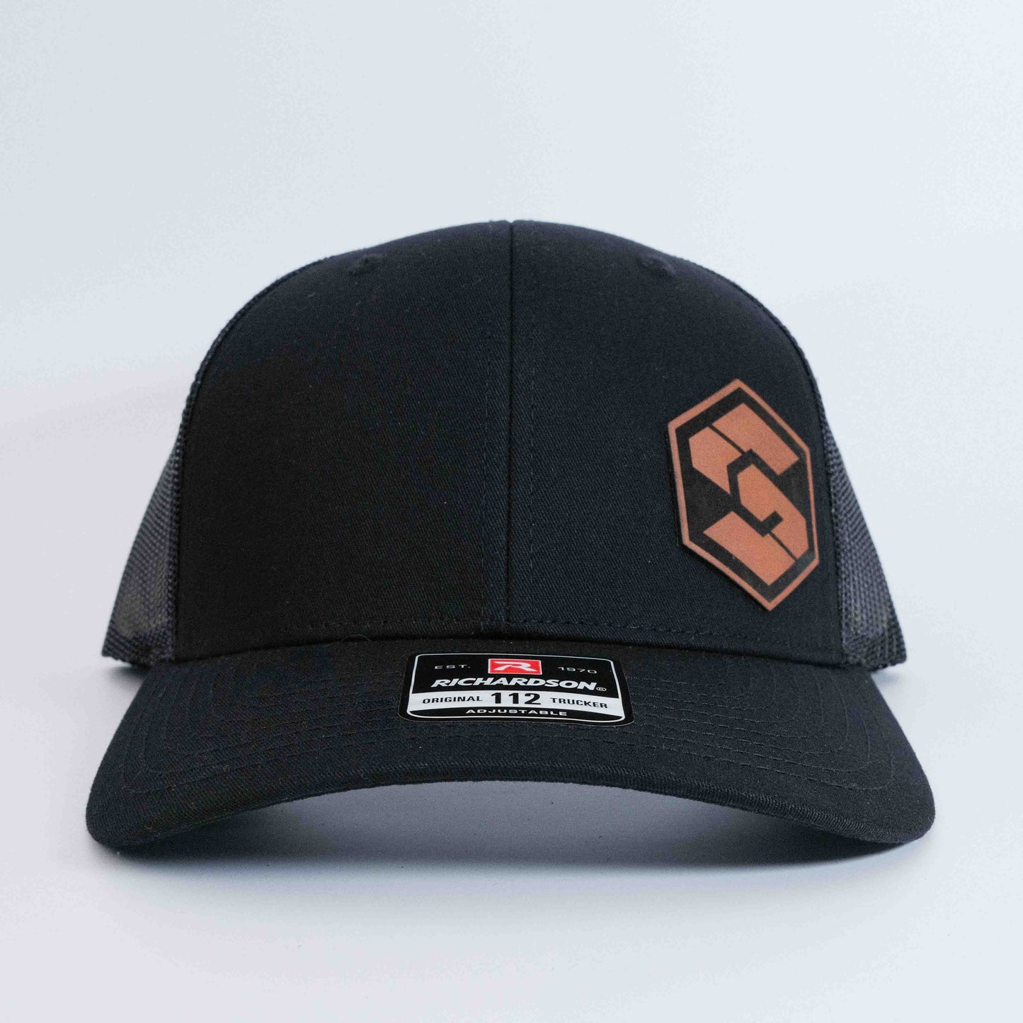 Snapback Trucker Hat - Leather SC Patch